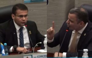 "Lave a sua boca para falar da minha história”: Coronel Rosses e Rodrigo Sá trocam farpas na CMM; veja vídeo