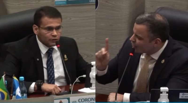 “Lave a sua boca para falar da minha história”: Coronel Rosses e Rodrigo Sá trocam farpas na CMM; veja vídeo