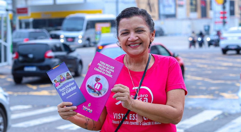 Prefeitura de Manaus intensifica ações de prevenção do câncer de mama no ‘Outubro Rosa’