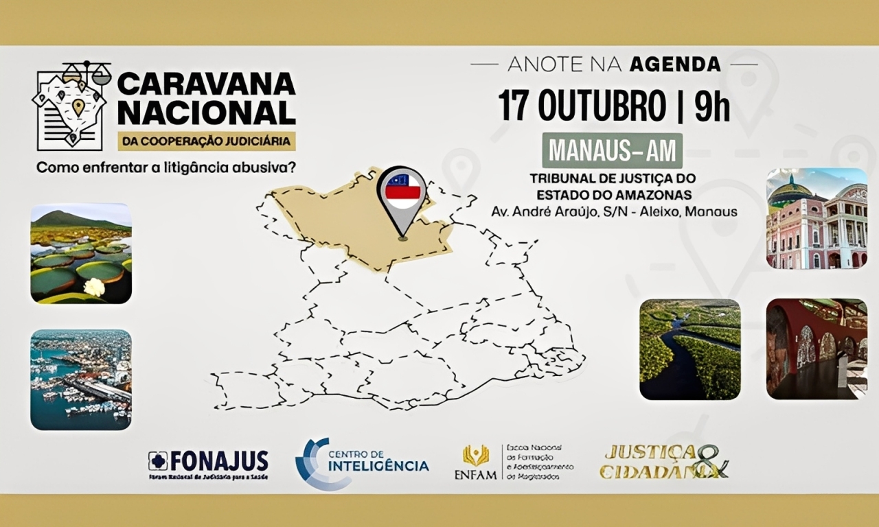 Caravana Nacional da Cooperação Judiciária percorre o Brasil para combater a litigância abusiva