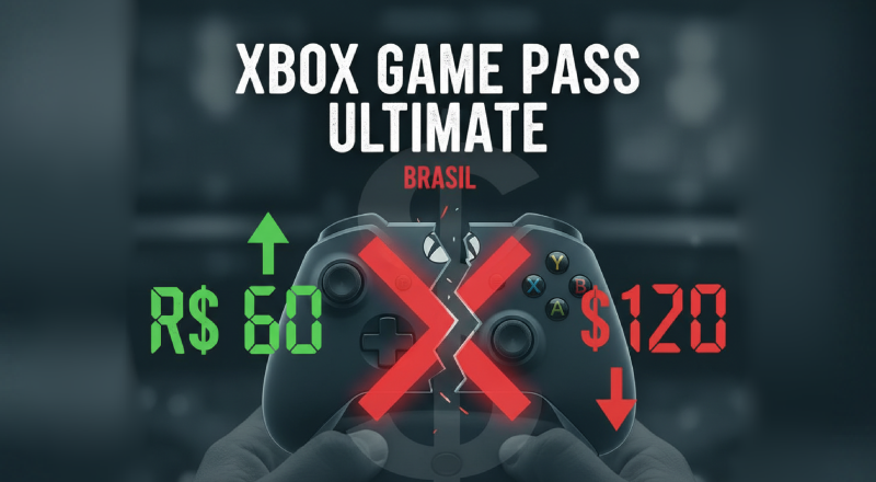 O fim da acessibilidade: Xbox Game Pass Ultimate dobra de preço no Brasil, saindo R$ 60 para R$ 120