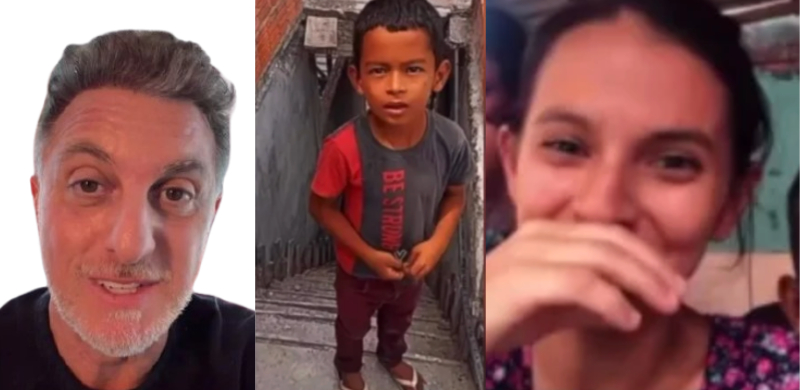 Luciano Huck chora ao conhecer criança que queria trabalhar para comprar presente à irmã em Manaus; veja vídeo