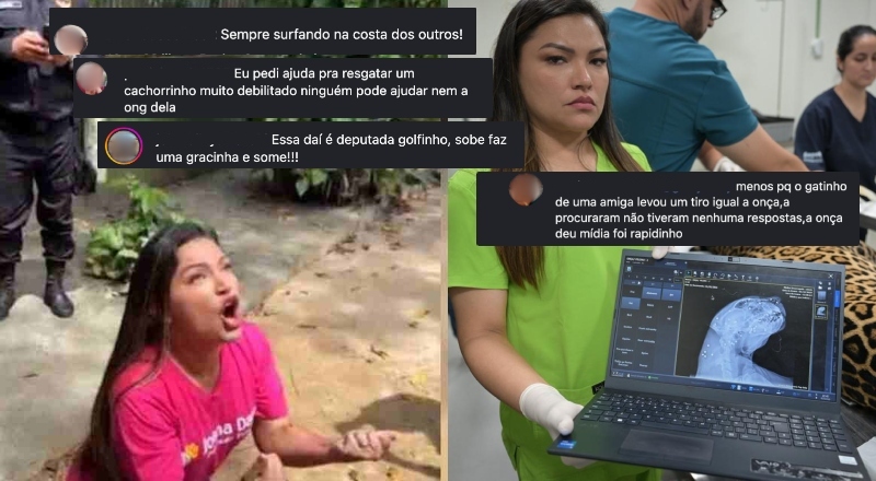 Joana Darc é detonada após usar resgate de onça-pintada como palanque político para 2026; veja vídeo
