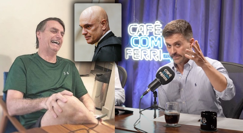 Alexandre de Moraes autoriza Bolsonaro ser entrevistado em podcast