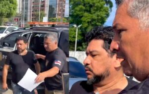 Vereador Rosinaldo Bual chega à delegacia para prestar depoimento em operação do GAECO; veja vídeo