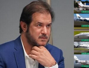 PF aponta que ao menos 5 jatos seriam de Antônio Rueda, presidente do União Brasil; veja