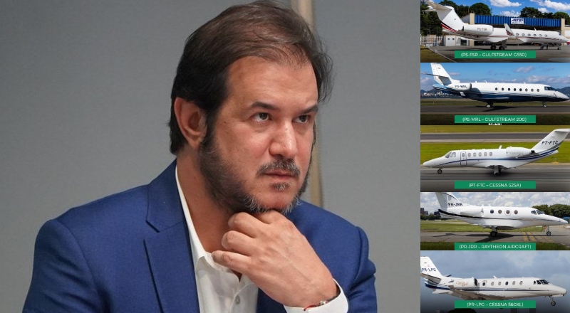 PF aponta que ao menos 5 jatos seriam de Antônio Rueda, presidente do União Brasil; veja