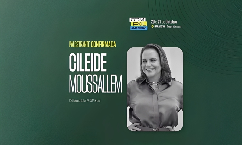 Cileide Moussallem é confirmada como palestrante no COMPOL Amazonas 2025
