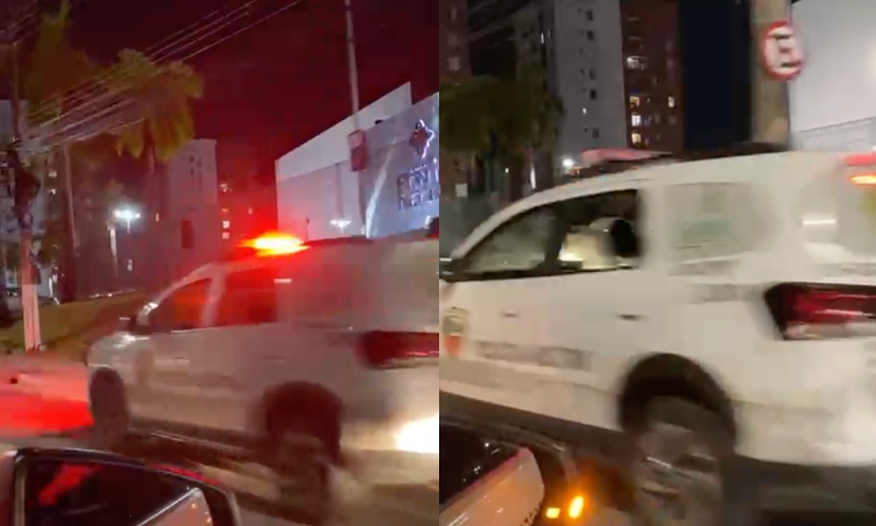 Tentativa de assalto termina em tiroteio em frente ao Shopping Ponta Negra; veja vídeo