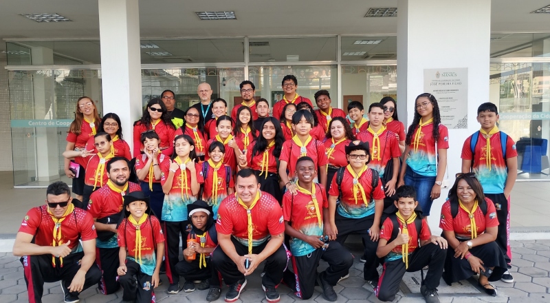 Centro de Cooperação da Cidade recebe visita do Clube de Desbravadores Leões Celestiais