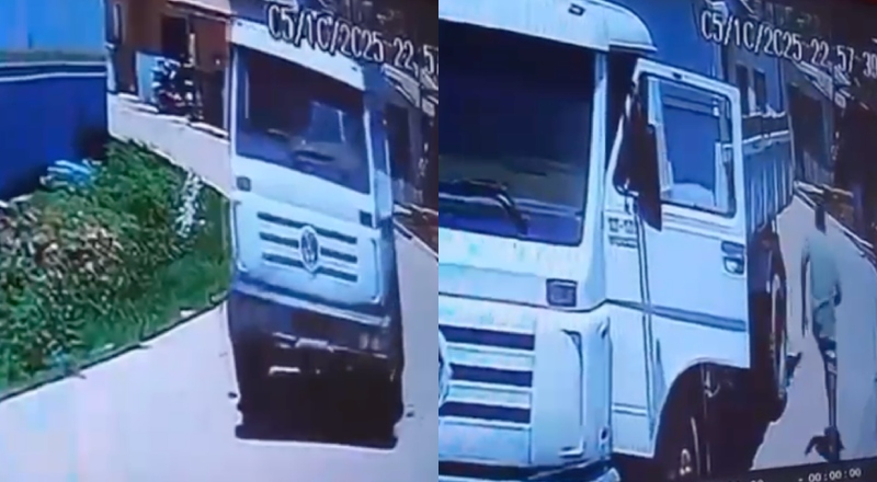 Tragédia: menina é esmagada por caminhão enquanto voltava para casa no Amazonas; veja vídeo