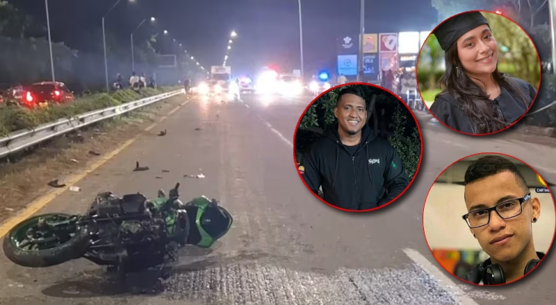 Vídeo flagra momento em que jovens morrem durante racha de moto; veja