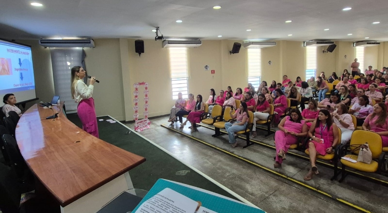Prefeitura de Manaus reforça importância da prevenção do câncer de mama entre trabalhadores da saúde