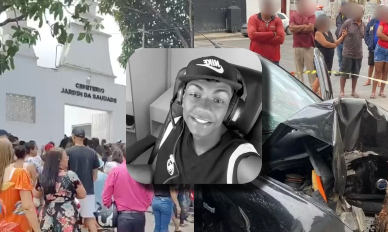 Dor e comoção marcam cortejo e enterro do influenciador Valioso; veja vídeo