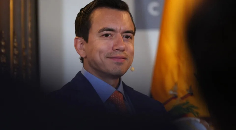 Daniel Noboa, presidente do Equador, é alvo de atentado durante evento