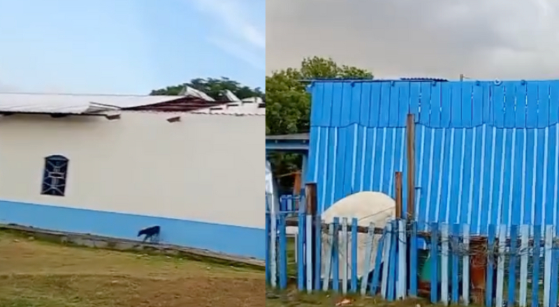Temporal destrói casas, escola e igreja em Parintins; veja vídeo