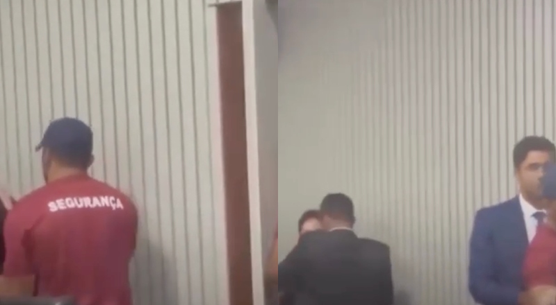 Vereadores saem no soco e arremessam cadeiras durante sessão em Câmara Municipal; veja vídeo