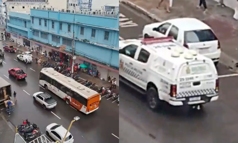 Homem é perseguido e esfaqueado por grupo no Centro de Manaus; veja vídeo