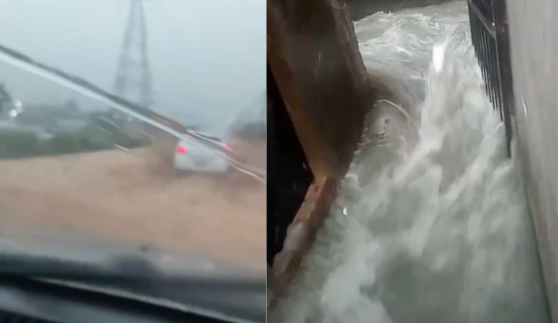 Forte chuva provoca alagamentos em Manaus e Defesa Civil emite alerta à população