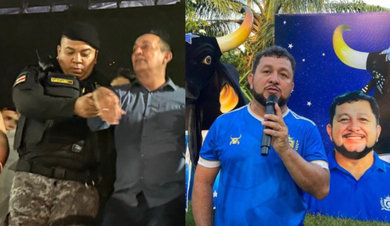 Festa vira ringue: vereador e secretário protagonizam duelo e vão para porrada no aniversário de Parintins; veja vídeo
