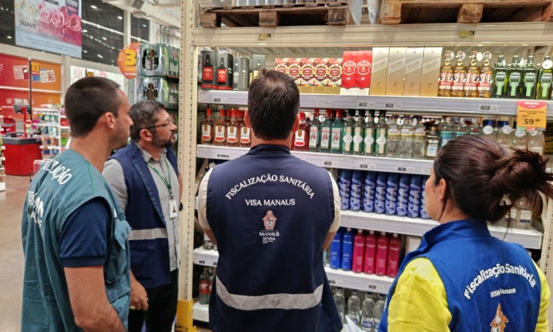 Operação ‘Zero Metanol’ chega a 28 estabelecimentos fiscalizados pela Prefeitura de Manaus