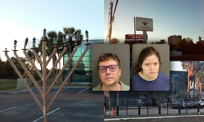Casal brasileiro é preso na Flórida por suposto plano de ataque contra sinagoga em Orlando; veja vídeo
