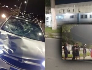 Urgente: homem é atropelado na frente do IML em Manaus; veja vídeo