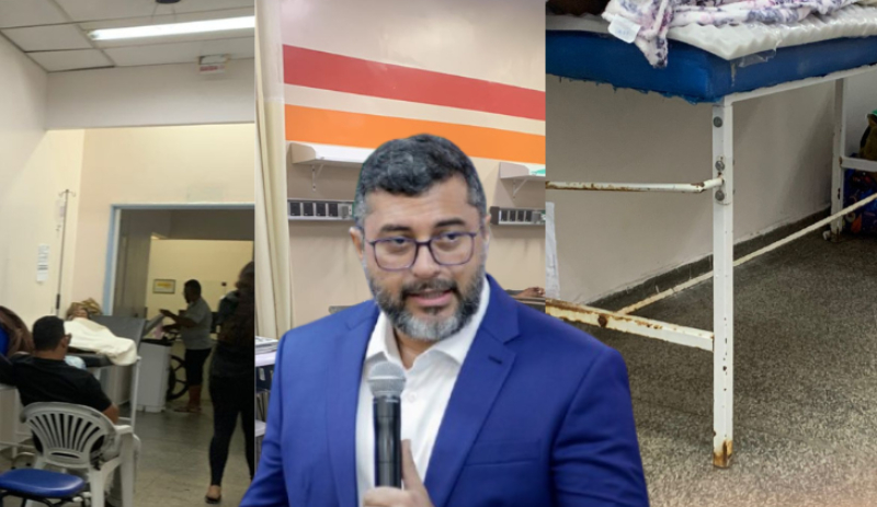 Wilson Lima e o caos na saúde: pacientes agonizam em corredores sem médicos e remédios no HPS João Lúcio; veja vídeos