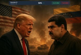 Chance dos EUA se envolver em confronto militar direto contra a Venezuela sobe para 59%, diz mercado de previsões da Polymarket