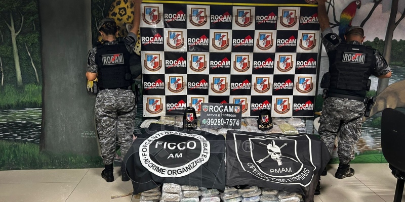 Polícia Federal e ROCAM prendem casal com laboratório de drogas em Manaus; veja vídeos