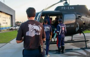 SAMU aciona helicóptero para salvar vida de criança e idosa em Manaus; veja