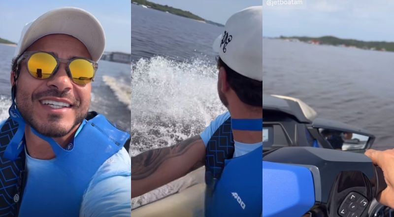 Vídeo mostra últimos momentos de mineiro que desapareceu após acidente com jet ski em Açutuba: “Saudade daqui”; assista
