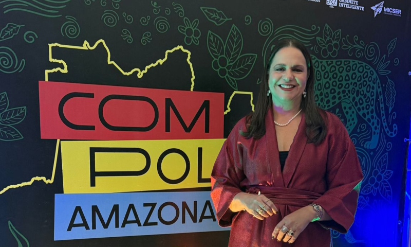 Cileide Moussallem é destaque na abertura do COMPOL Amazonas e afirma: “Campanha eleitoral é um trabalho. Não leve para o coração”