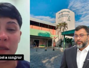 'Estou sangrando e ninguém faz nada’: influencer grávida relata descaso na Maternidade Nazira Daou; veja vídeo
