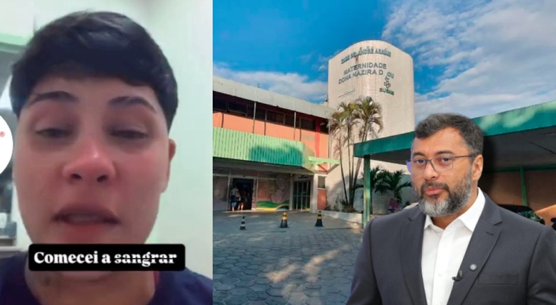‘Estou sangrando e ninguém faz nada’: influencer grávida relata descaso na Maternidade Nazira Daou; veja vídeo