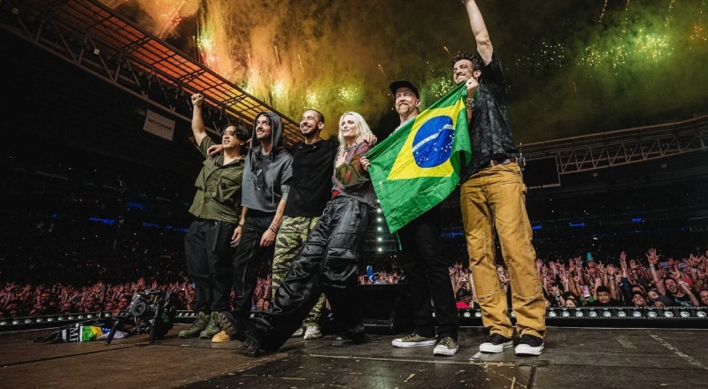 Linkin Park anuncia três shows no Brasil e celebra conexão especial com fãs brasileiros