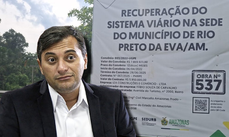 Após cobrança da população por atraso em obra milionária, Governo do Amazonas se manifesta; veja