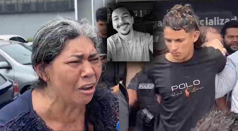 Revolta: tia do motorista de app assassinado tenta fazer justiça com as próprias mãos em delegacia de Manaus; veja vídeo