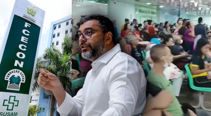 Crise no FCECON: pacientes com câncer sofrem com superlotação e descaso do Governo Wilson Lima; veja vídeo