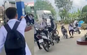 Briga entre estudantes em posto de gasolina termina em tragédia; veja vídeo