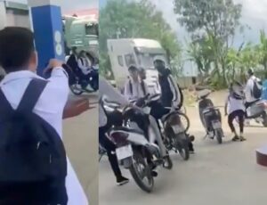 Briga entre estudantes em posto de gasolina termina em tragédia; veja vídeo