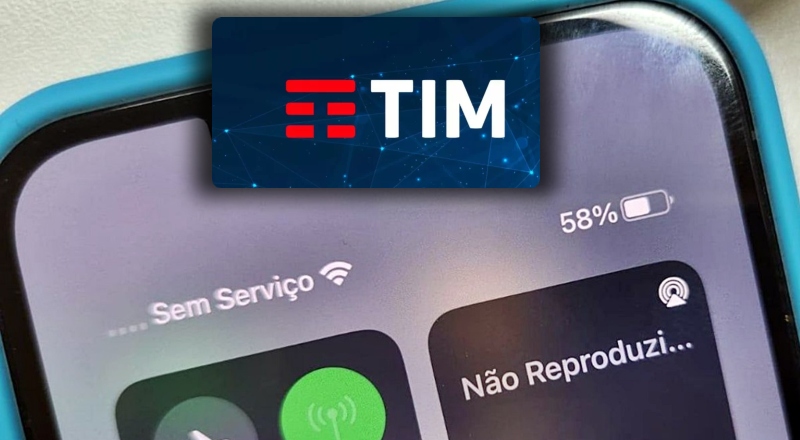 Clientes ao redor do Brasil relatam que estão sem sinal na Tim: “o que está acontecendo?”