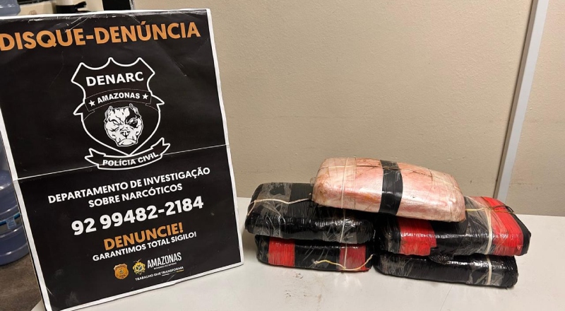‘Delivery cancelado’: homem é preso com R$ 427 mil em cocaína dentro de mochila em Manaus