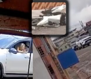 Movida pelo ódio, mulher traída usa carro para destruir moto do marido em Manacapuru; veja vídeo