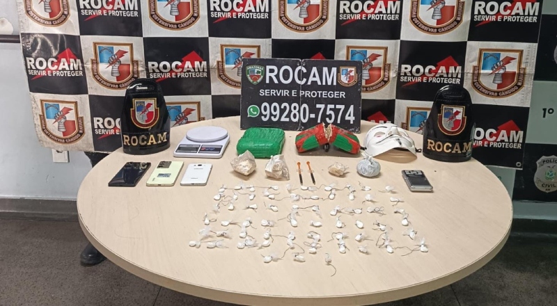 PMAM prende três homens e apreende drogas durante patrulhamento em Manaus