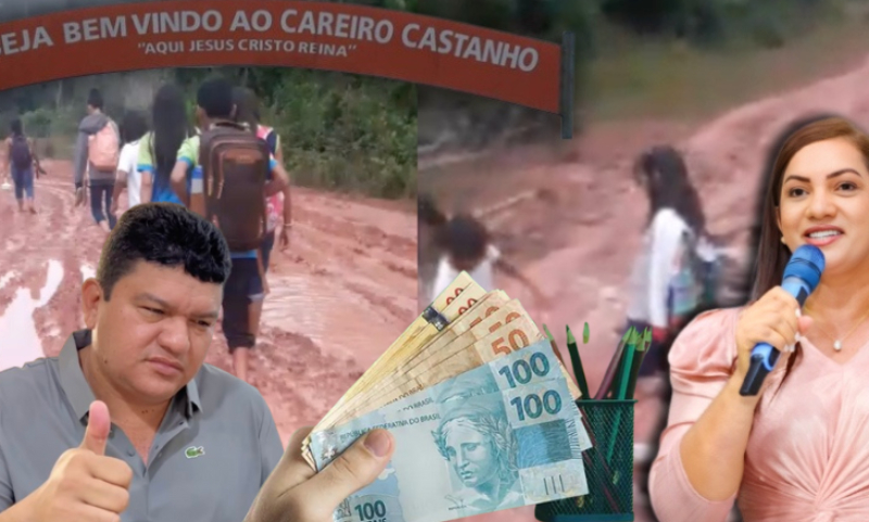 Exclusivo: Mara Alves e Natan Macena dão calote em barqueiros e R$ 24 milhões do FUNDEB podem ter sido desviados no Careiro Castanho