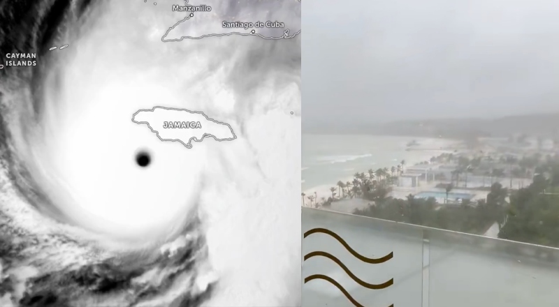 Furacão Melissa deixa rastro de destruição no Caribe e coloca Jamaica em alerta máximo; veja vídeos
