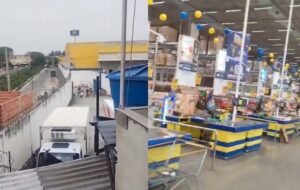 Traficantes invadem supermercado durante megaoperação no RJ; veja vídeo