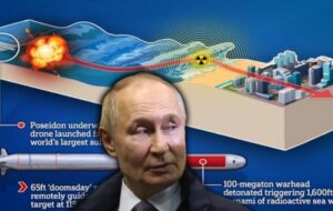 Putin anuncia teste bem-sucedido do torpedo nuclear “Poseidon”, capaz de gerar tsunamis radioativos