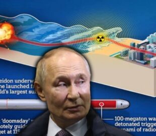 Putin anuncia teste bem-sucedido do torpedo nuclear “Poseidon”, capaz de gerar tsunamis radioativos